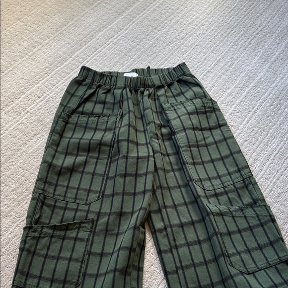 BDG Olive Striped Pants - Picture 4 of 6